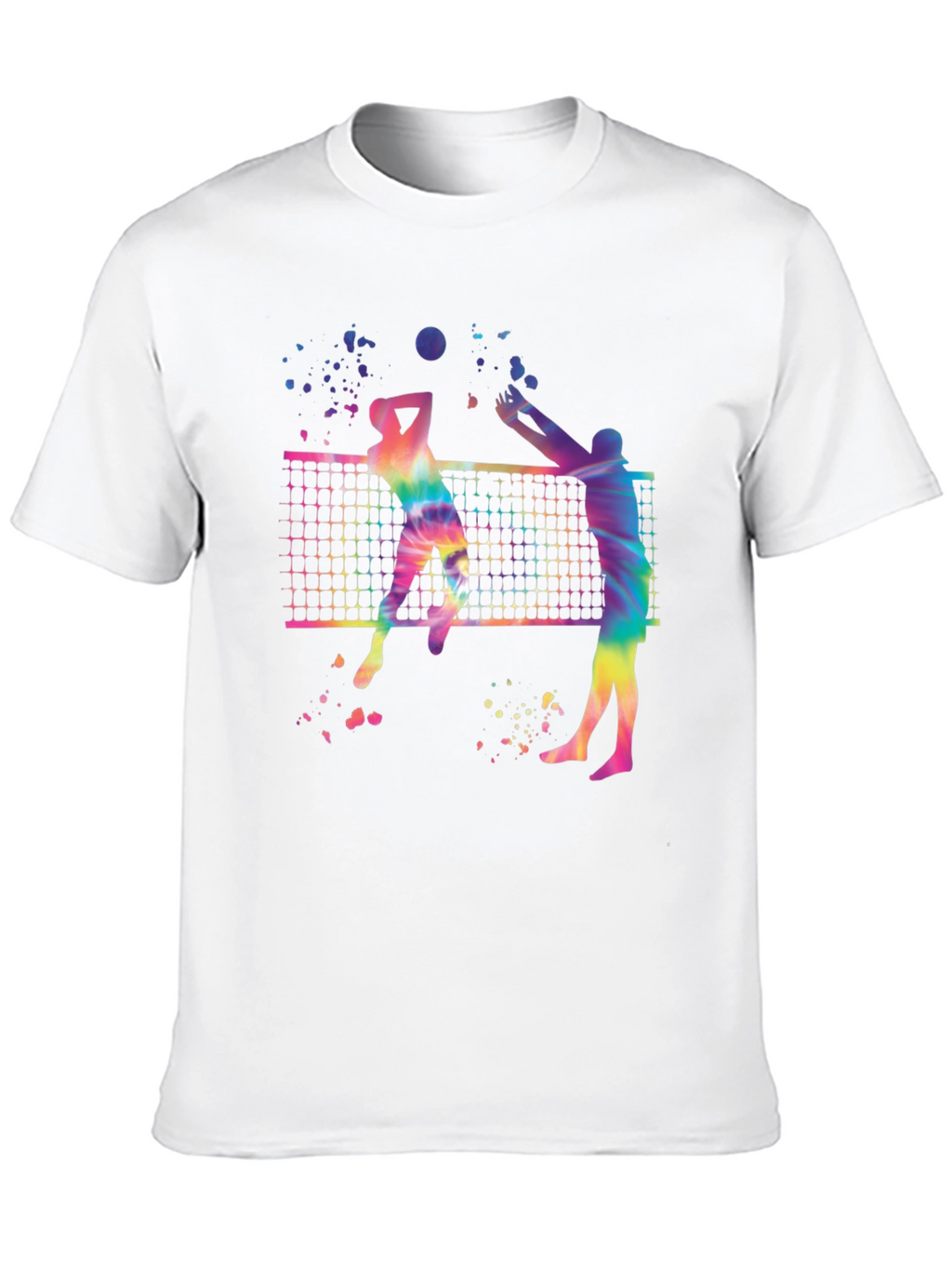 Tie-Dye Volleyball Graphic Tee