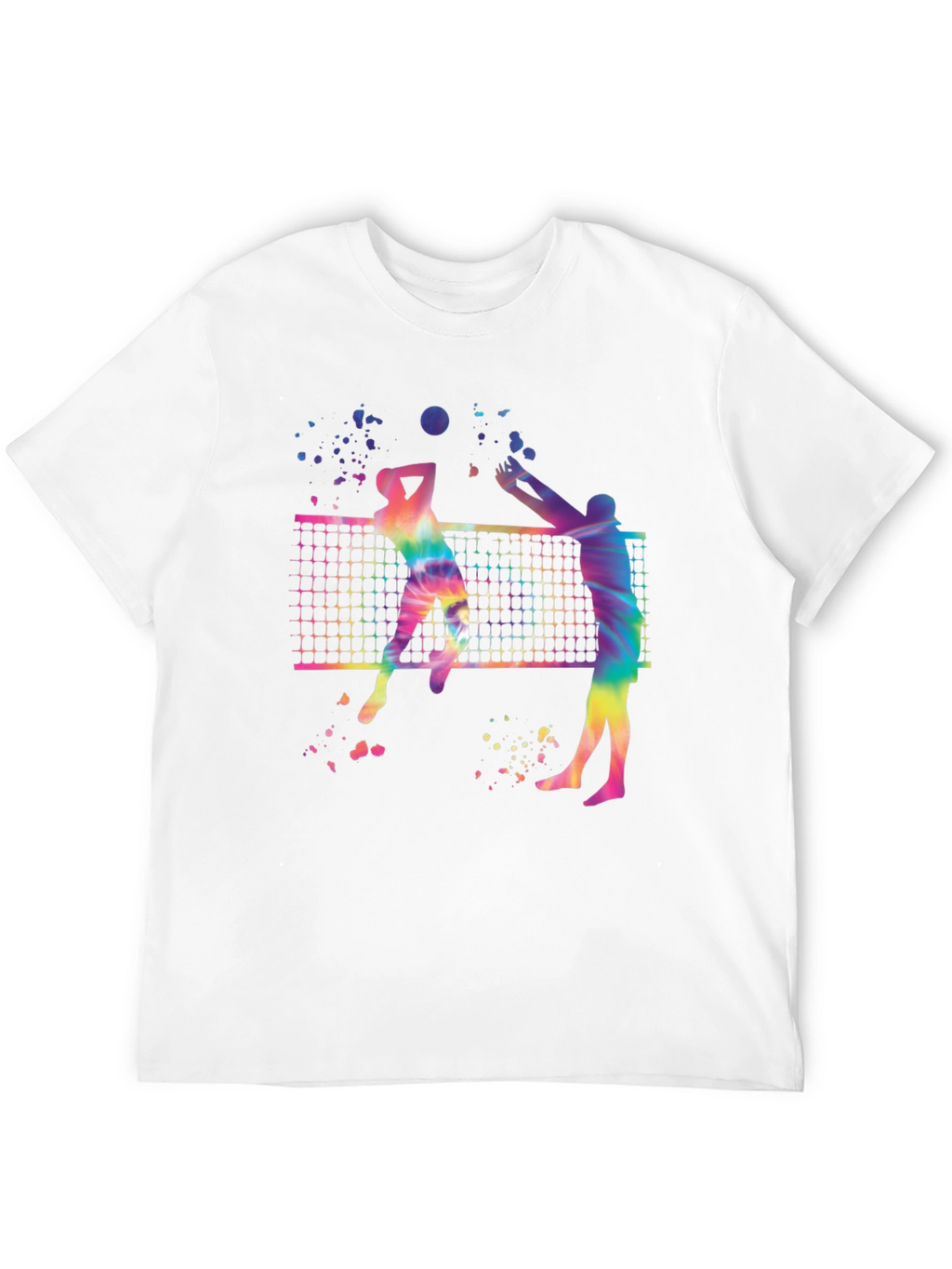 Tie-Dye Volleyball Graphic Tee