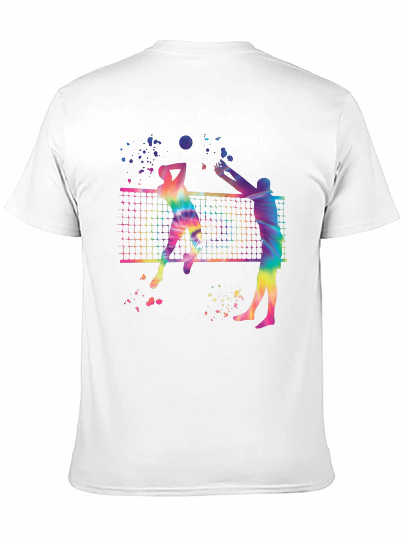 Tie-Dye Volleyball Graphic Tee