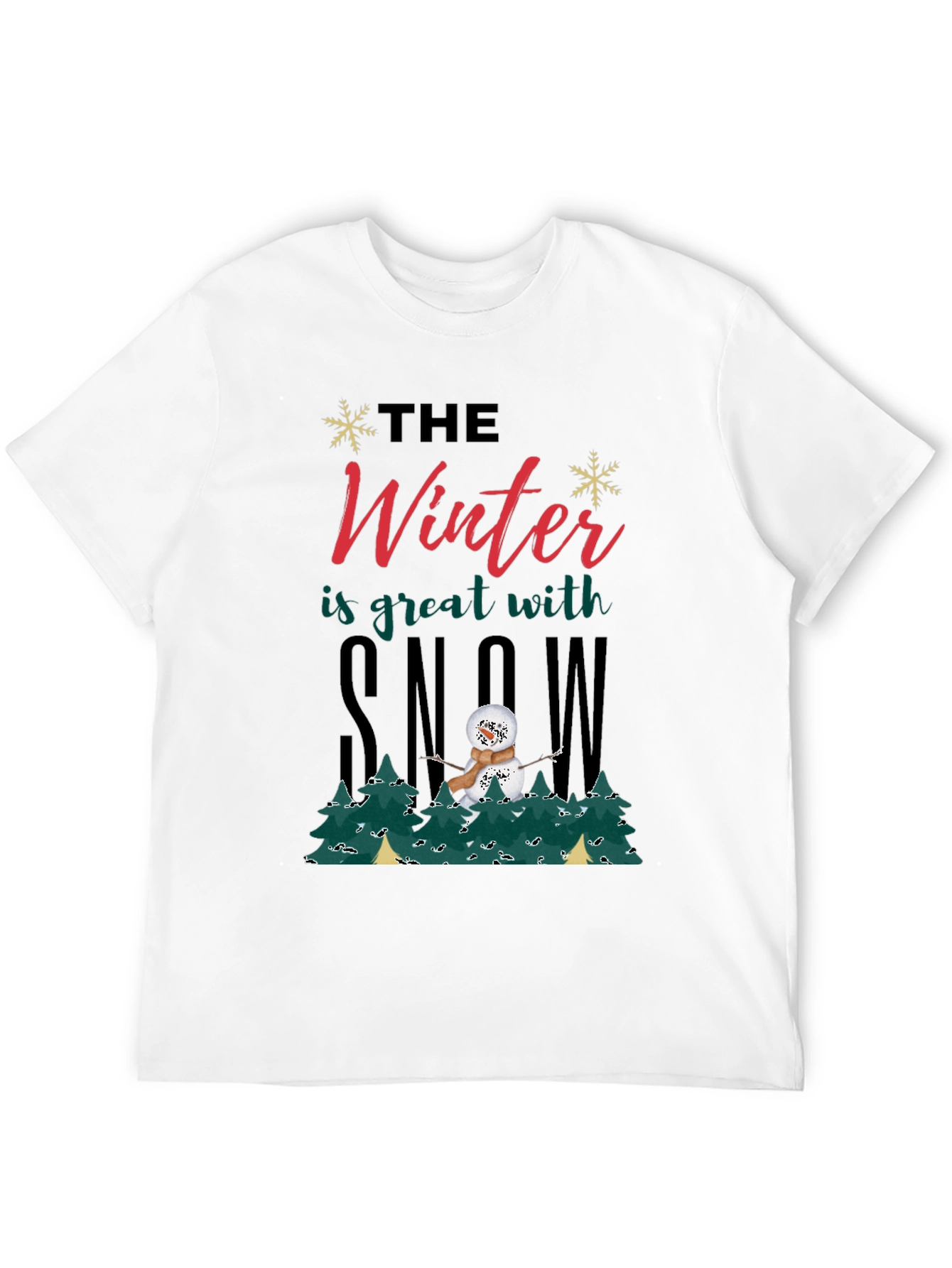 Winter Snowman Graphic Tee