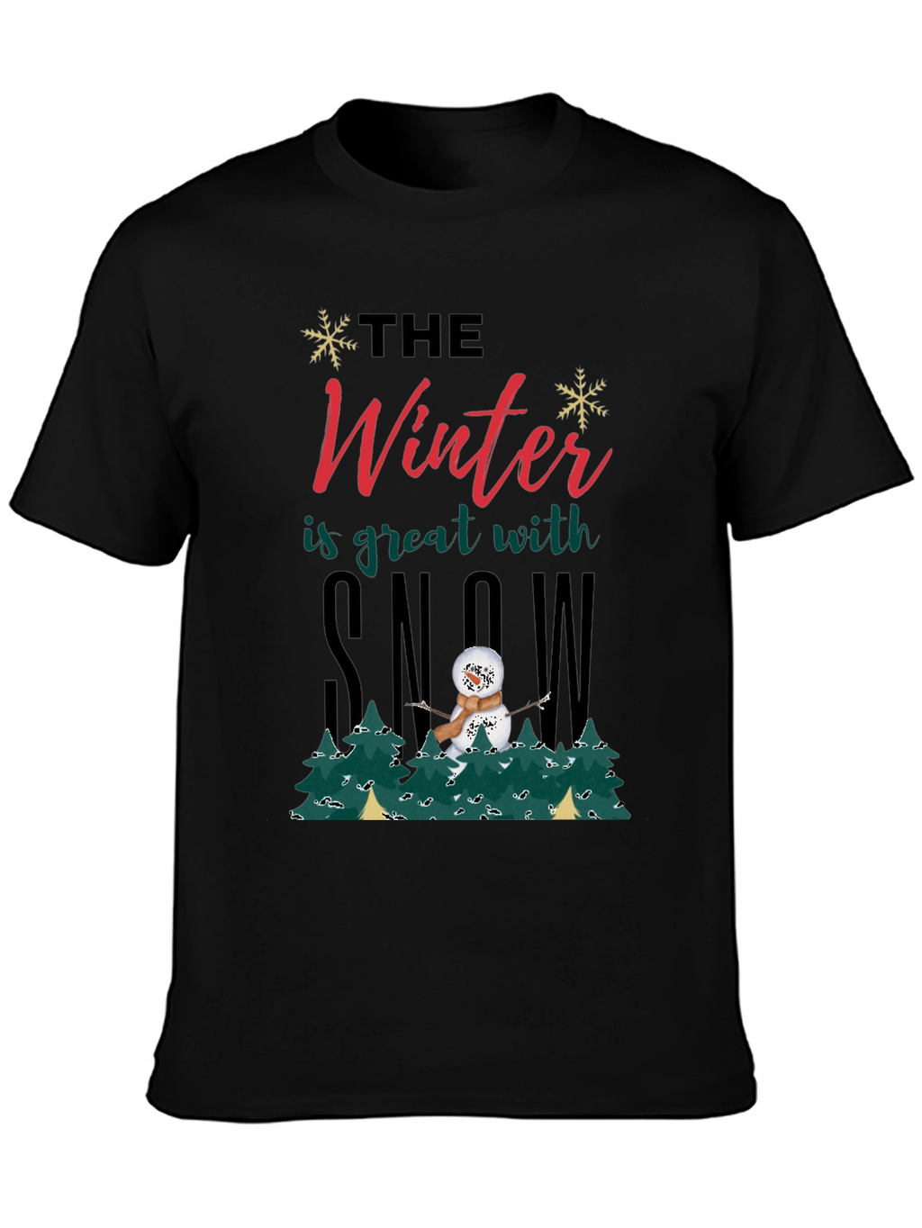 Winter Snowman Graphic Tee