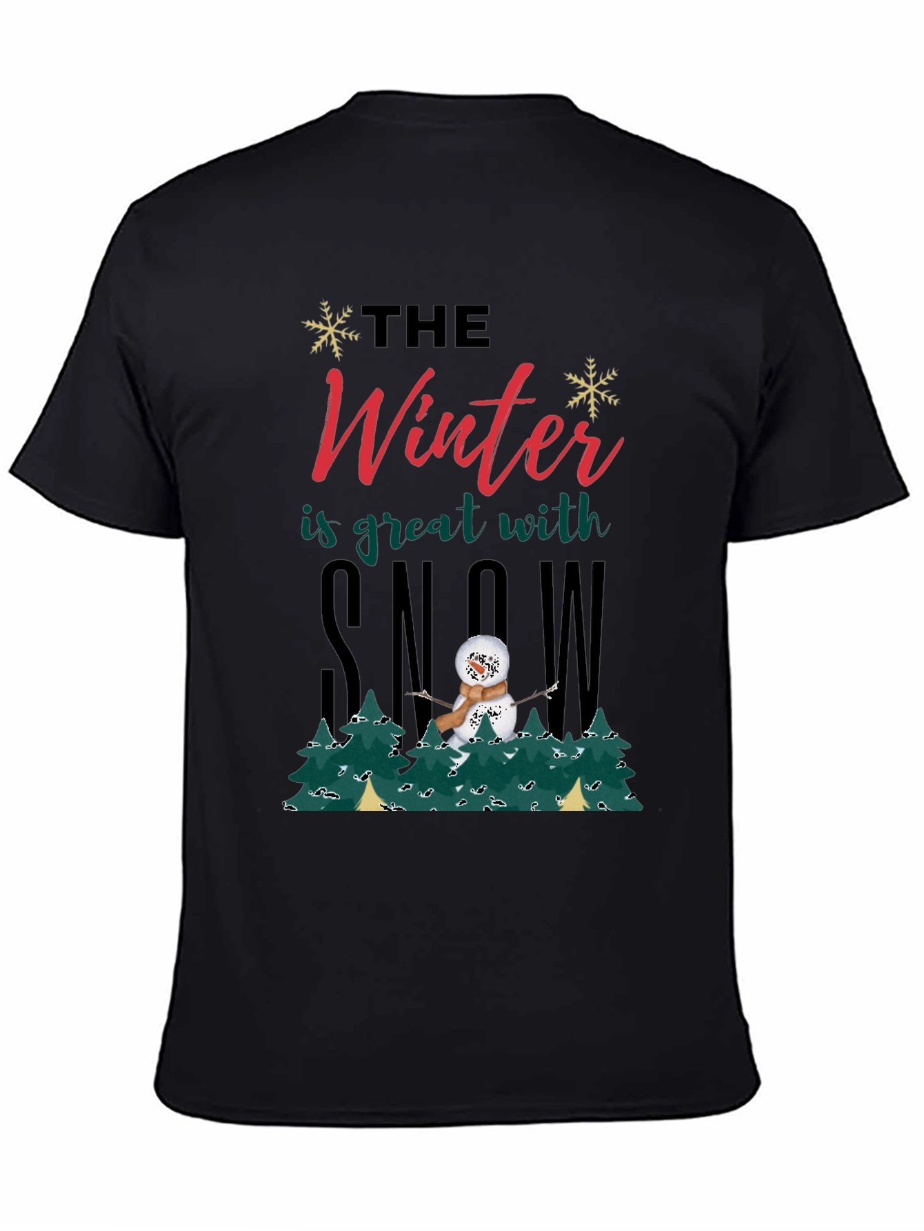 Winter Snowman Graphic Tee