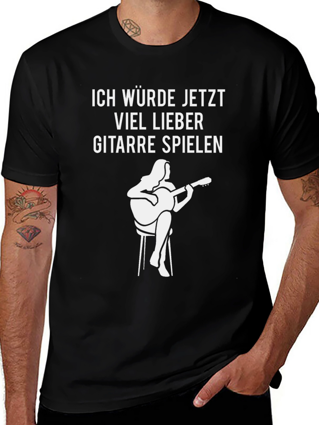 Guitar Player T-Shirt - Musician Graphic Tee