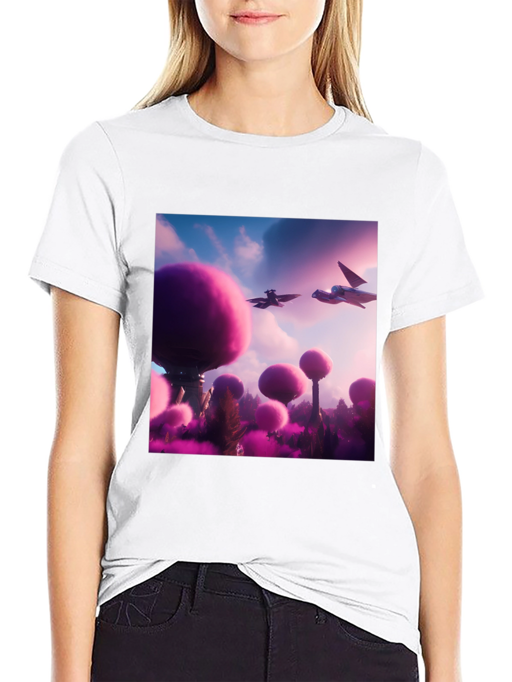 Sci-Fi Landscape Graphic Tee