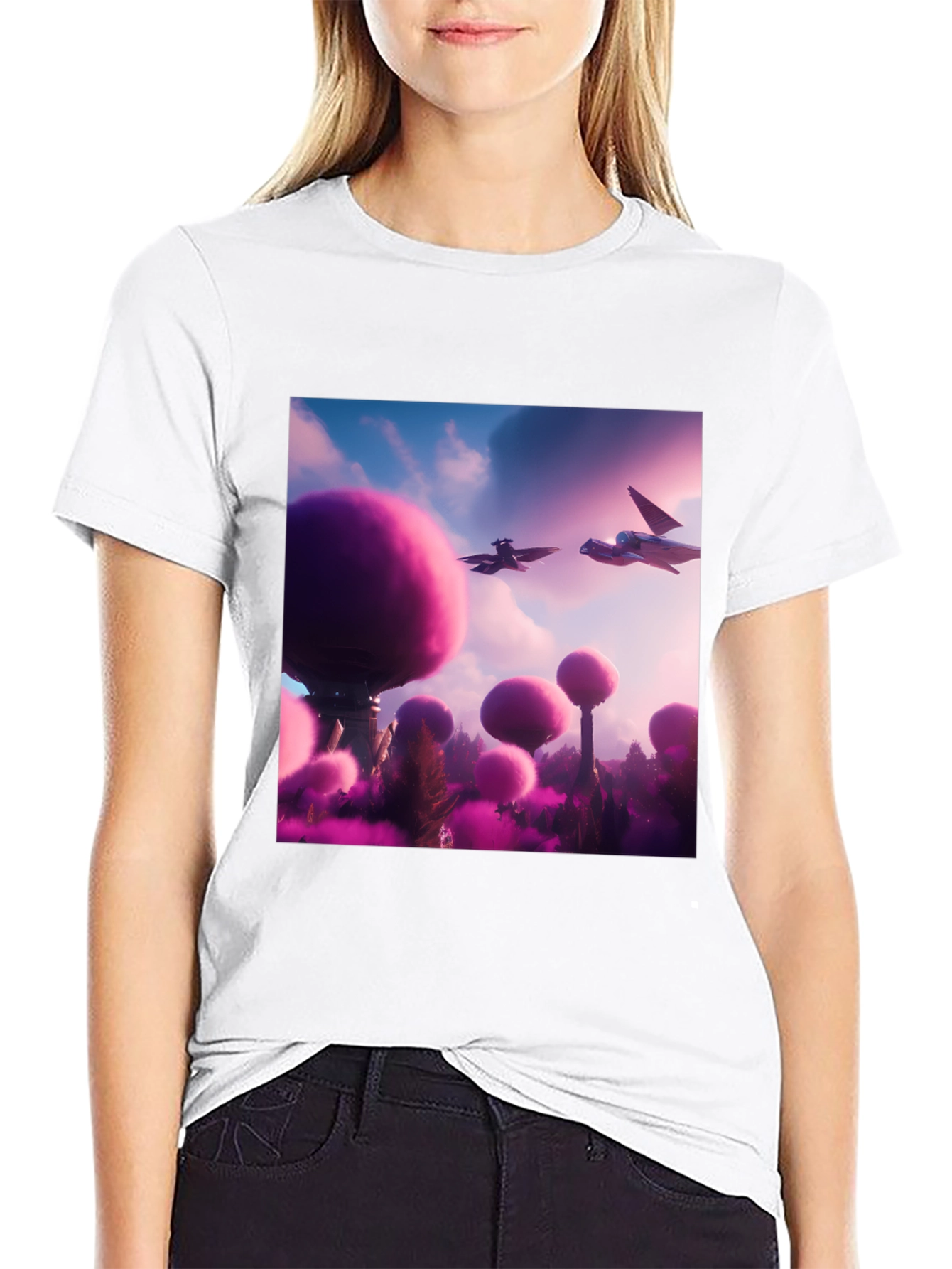 Sci-Fi Landscape Graphic Tee