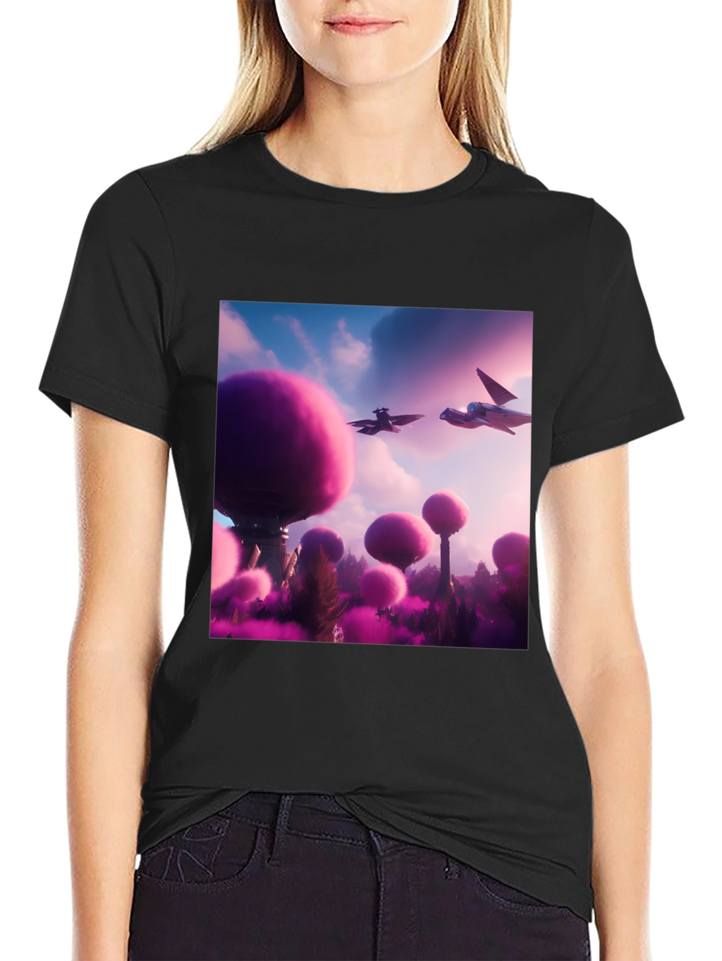 Sci-Fi Landscape Graphic Tee