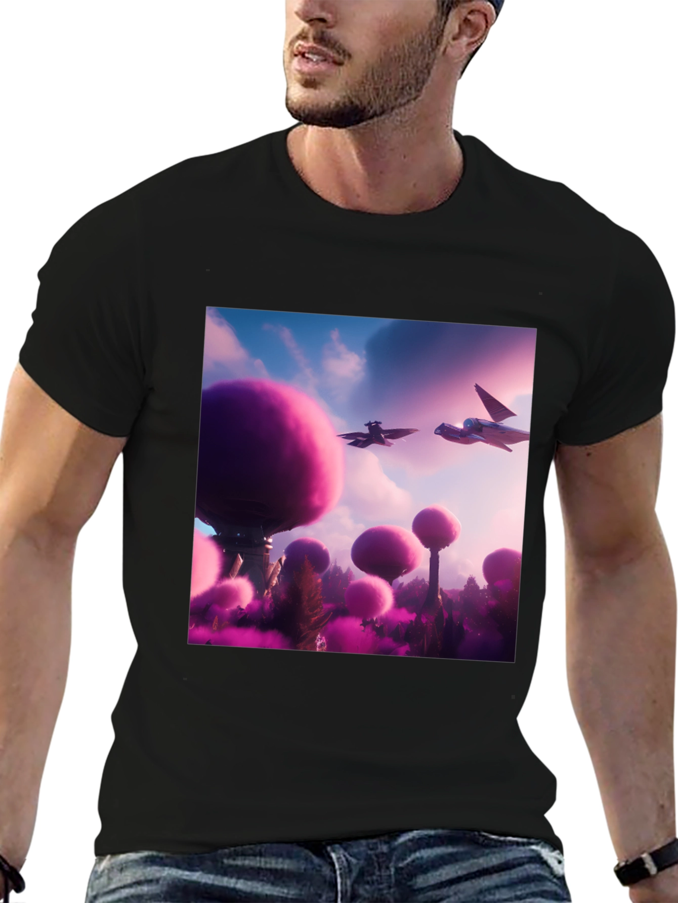 Sci-Fi Landscape Graphic Tee