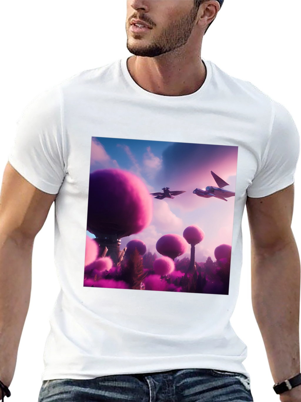 Sci-Fi Landscape Graphic Tee
