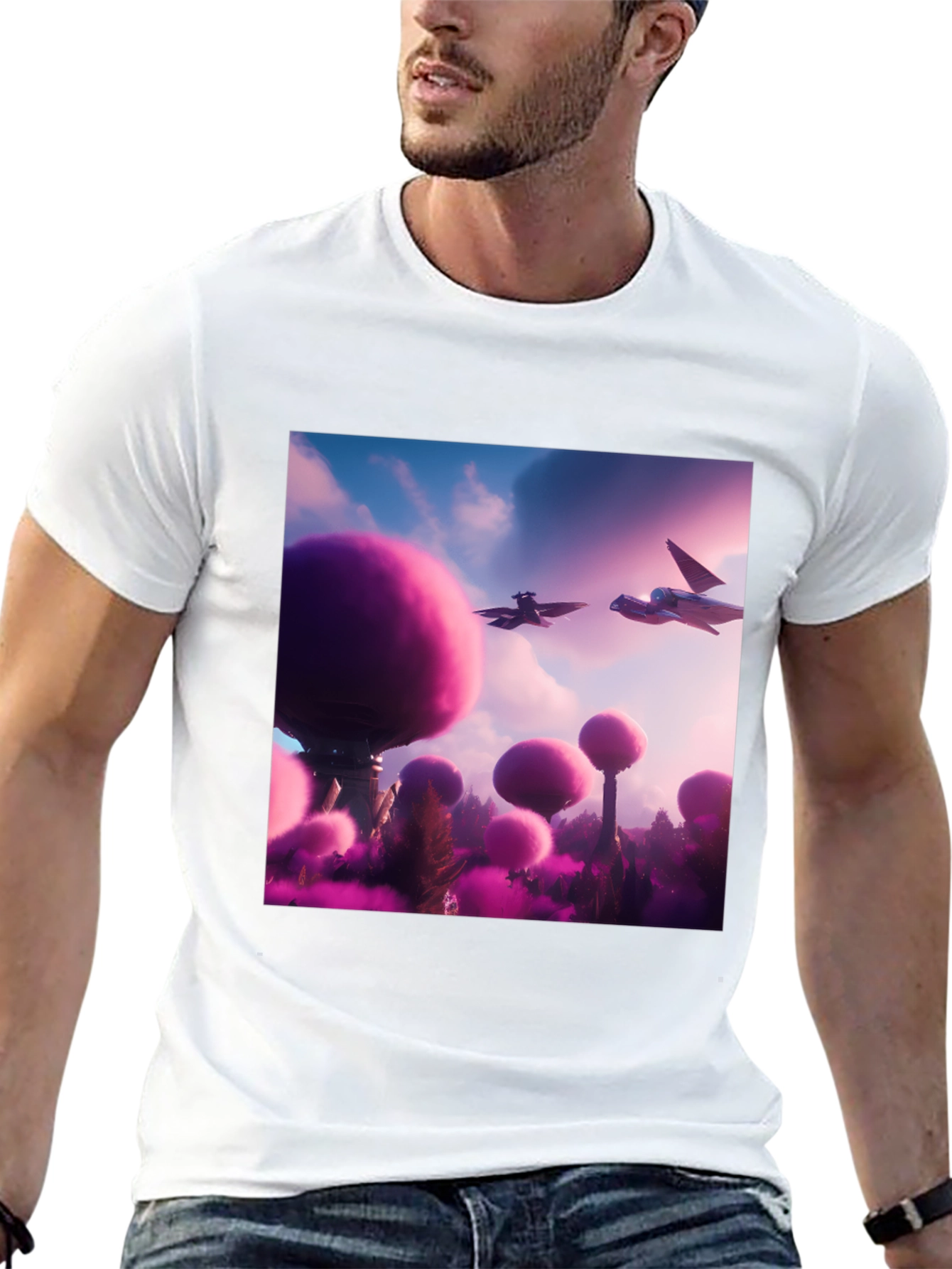 Sci-Fi Landscape Graphic Tee