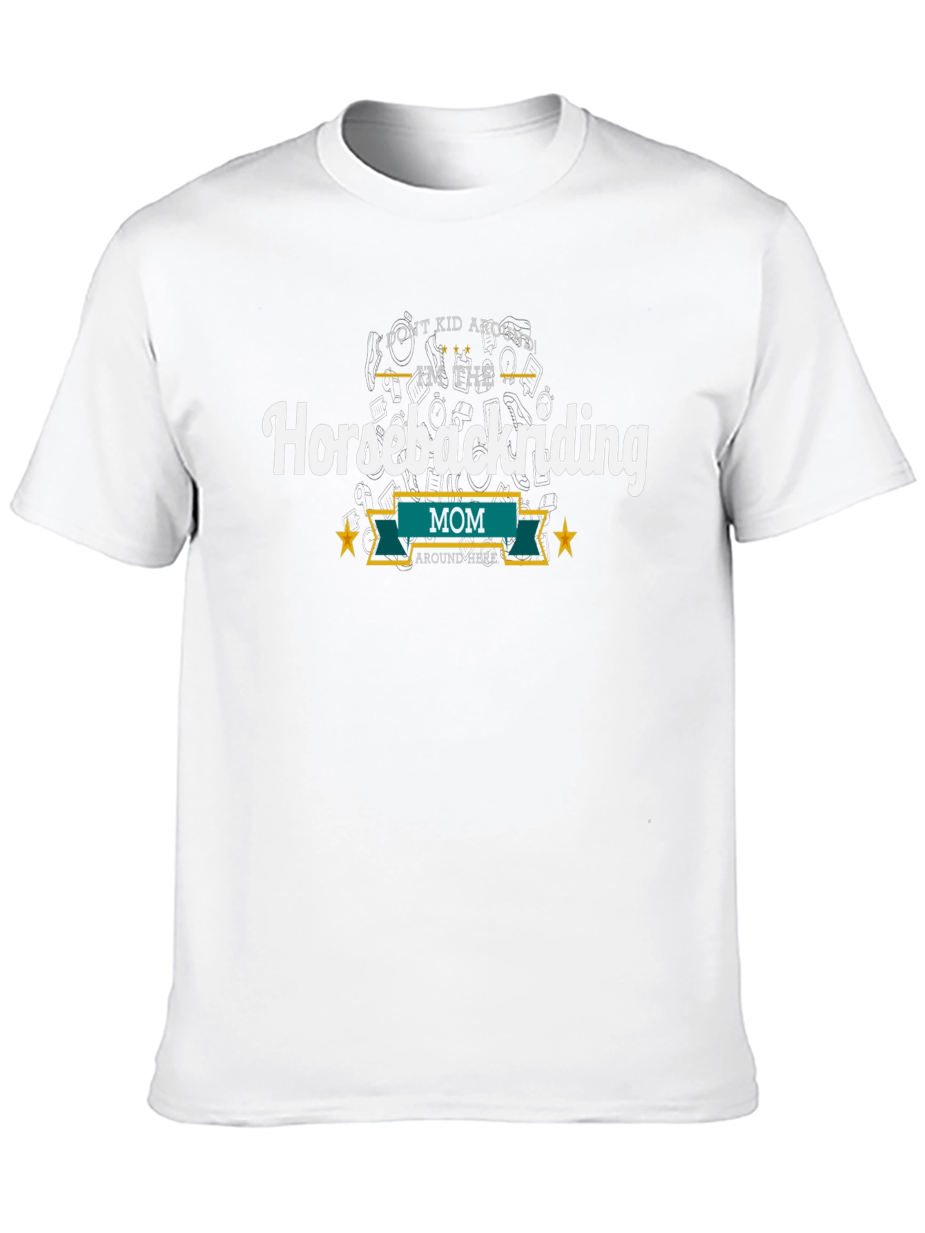 Horseback Riding Mom T-Shirt Funny Graphic Tee
