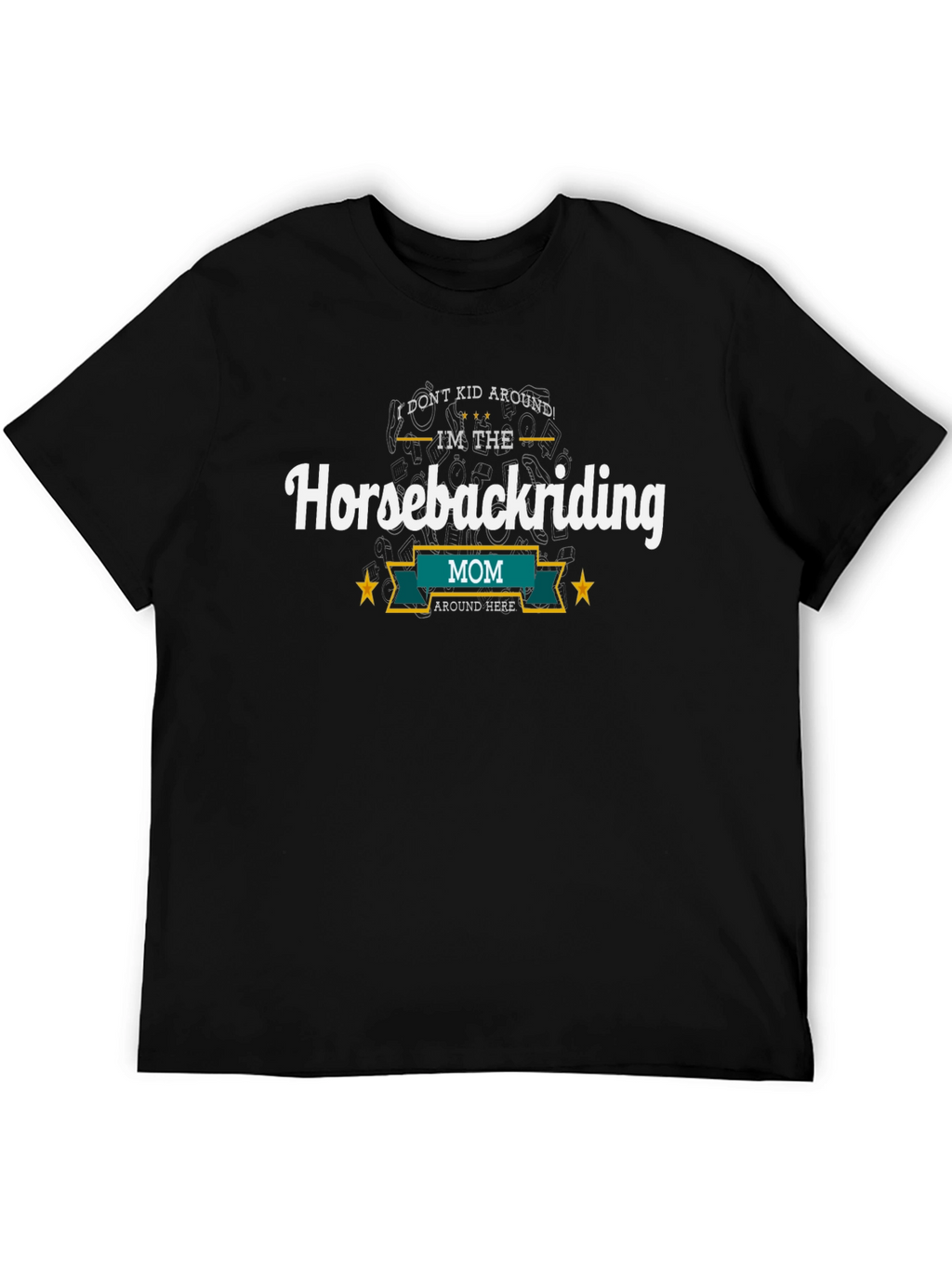 Horseback Riding Mom T-Shirt Funny Graphic Tee