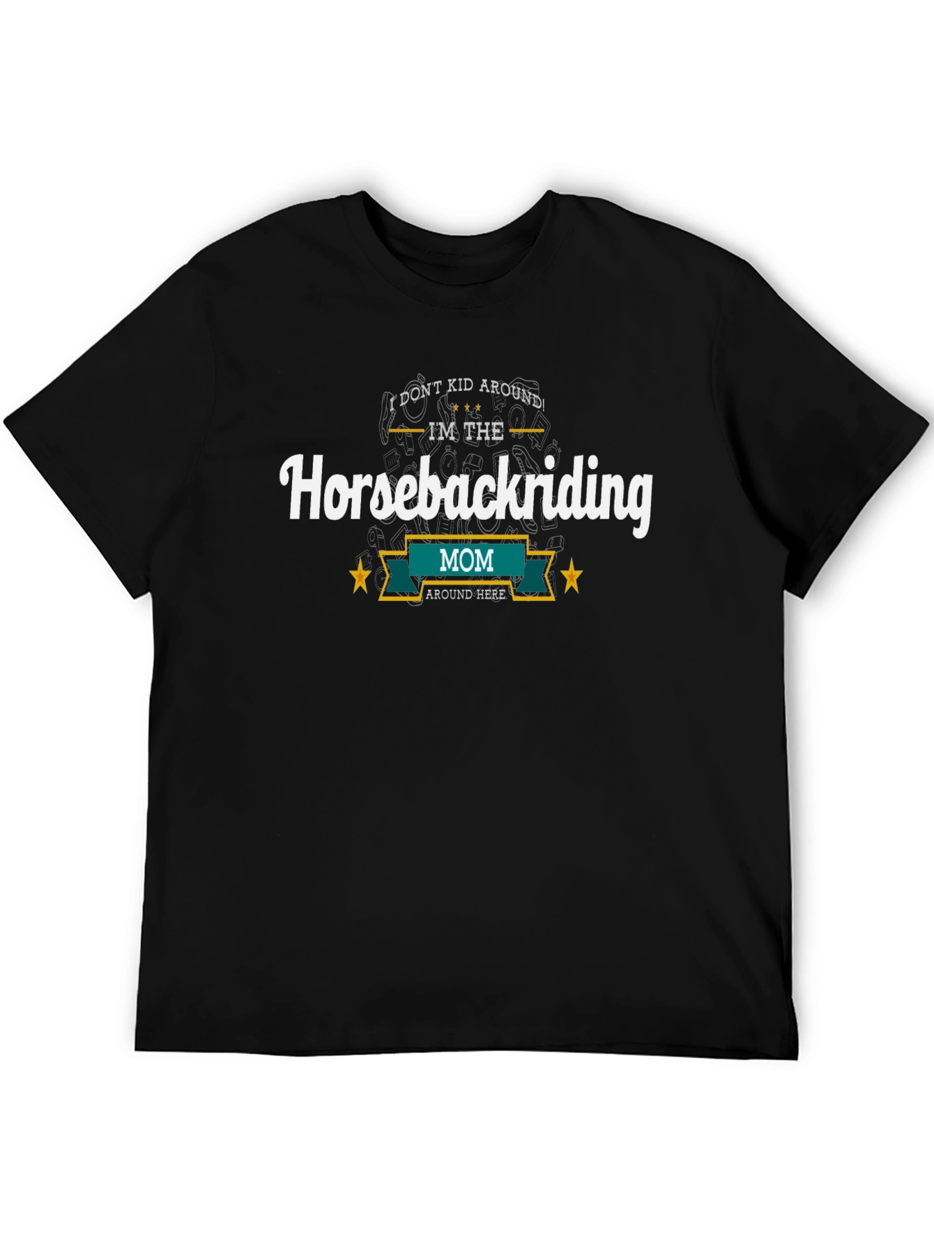 Horseback Riding Mom T-Shirt Funny Graphic Tee