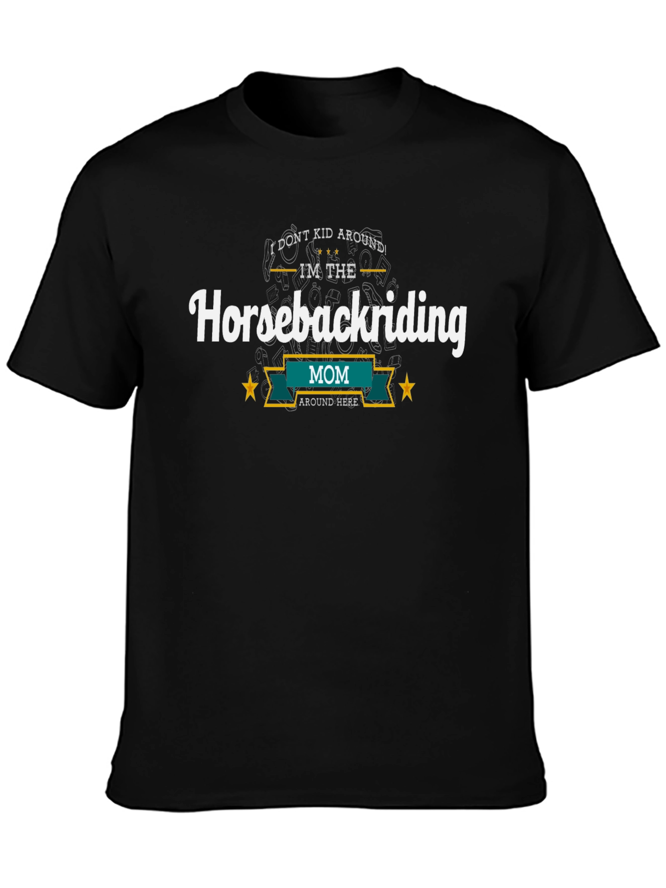 Horseback Riding Mom T-Shirt Funny Graphic Tee