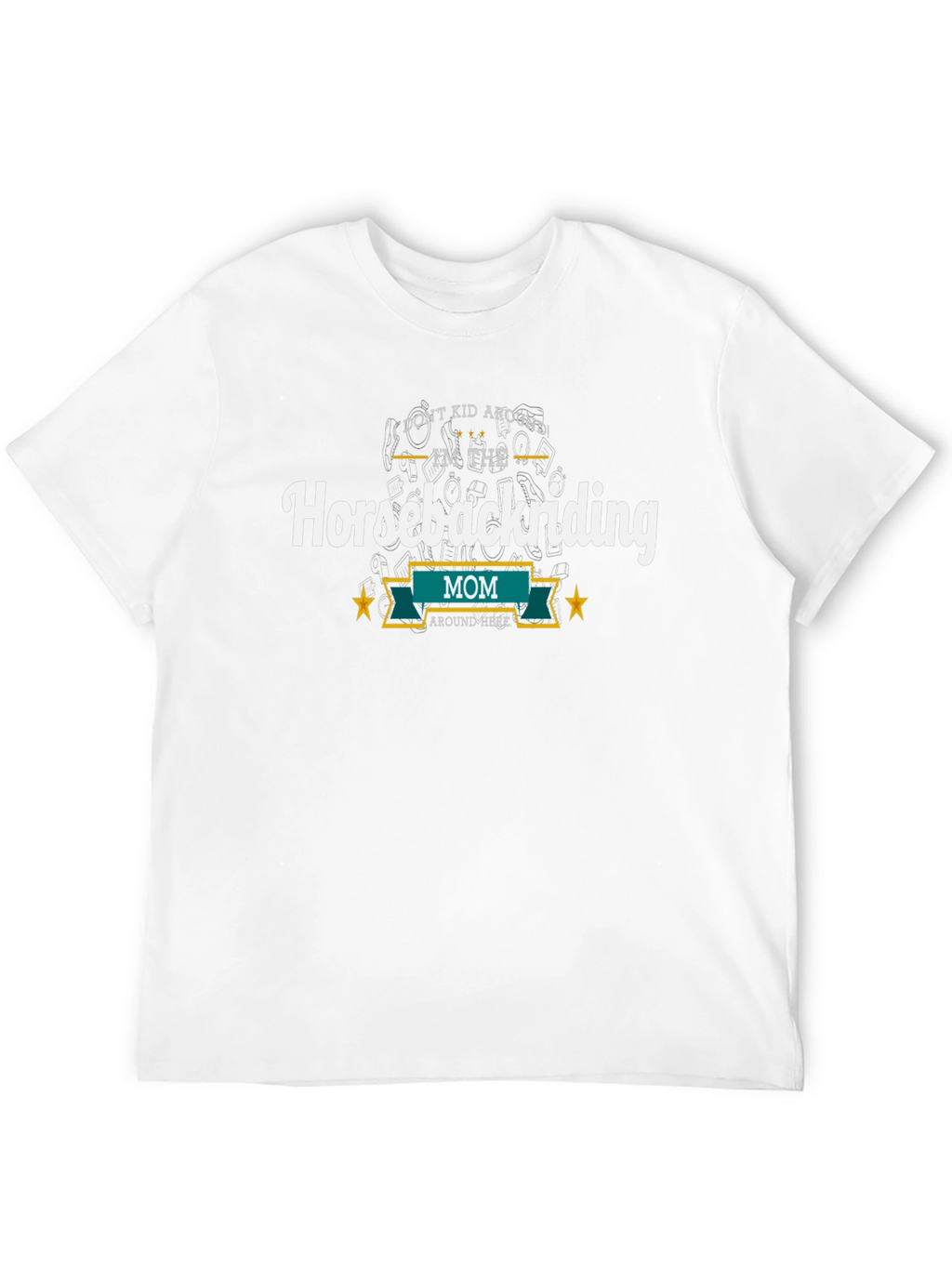 Horseback Riding Mom T-Shirt Funny Graphic Tee