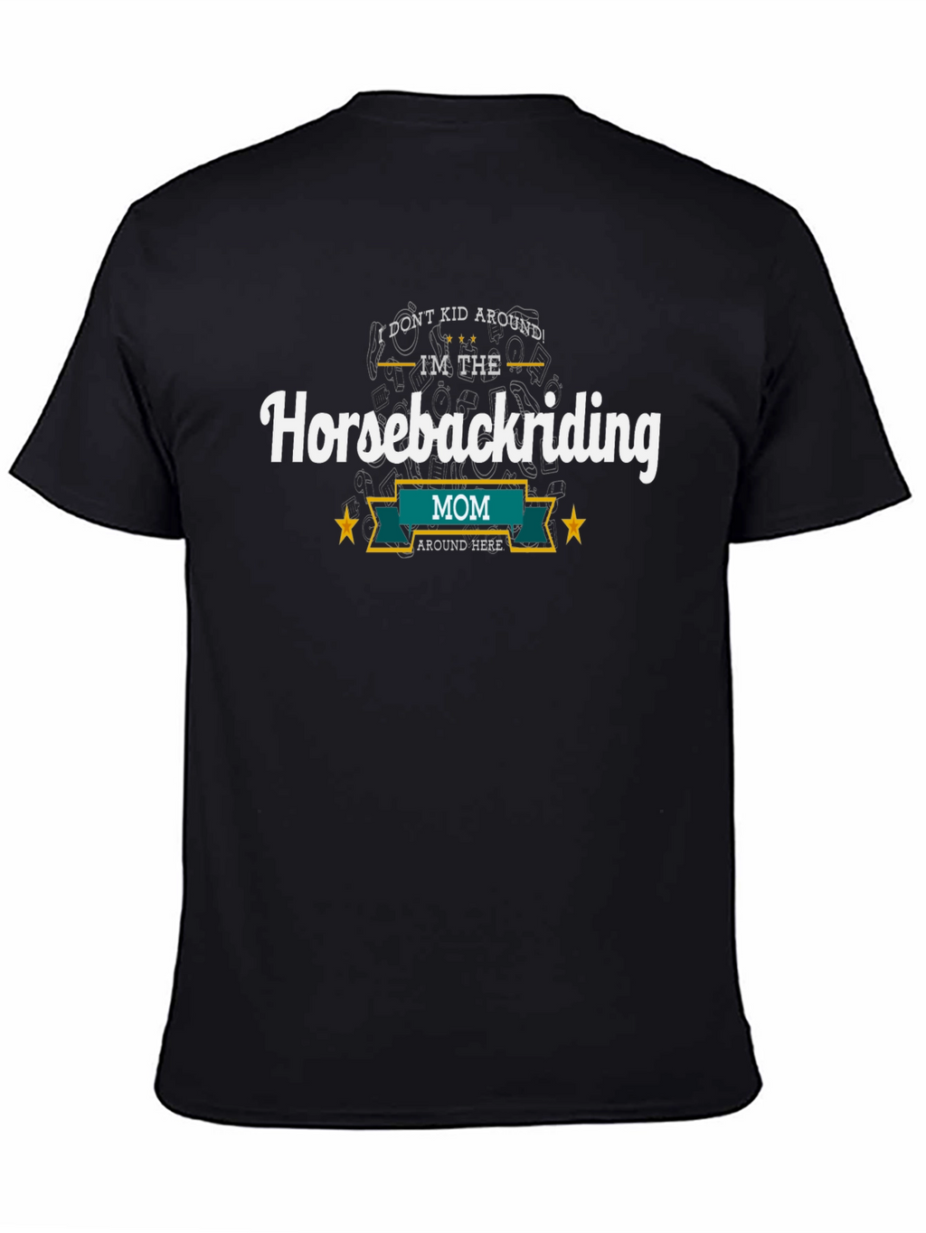 Horseback Riding Mom T-Shirt Funny Graphic Tee