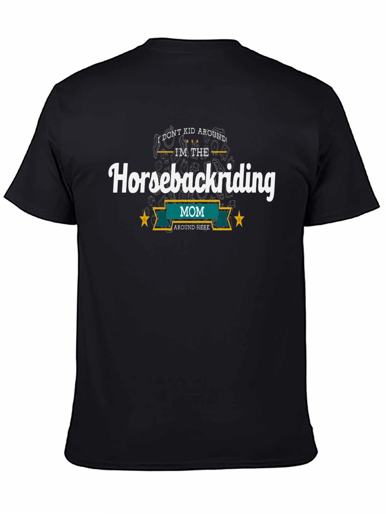 Horseback Riding Mom T-Shirt Funny Graphic Tee
