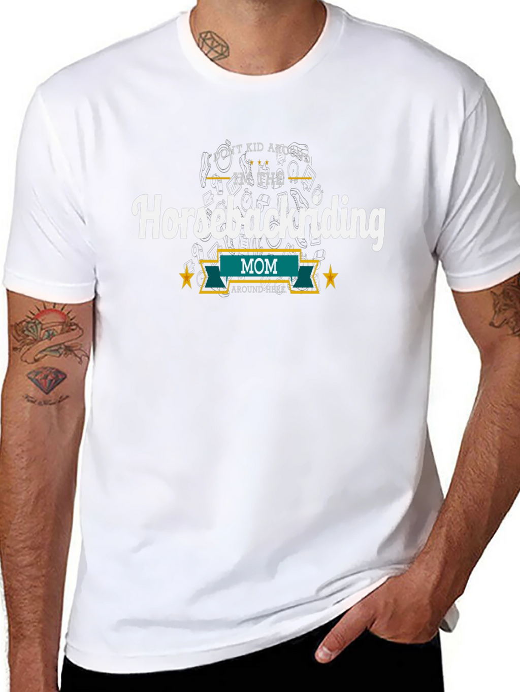 Horseback Riding Mom T-Shirt Funny Graphic Tee