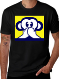 Hear No Evil Monkey Graphic T-Shirt