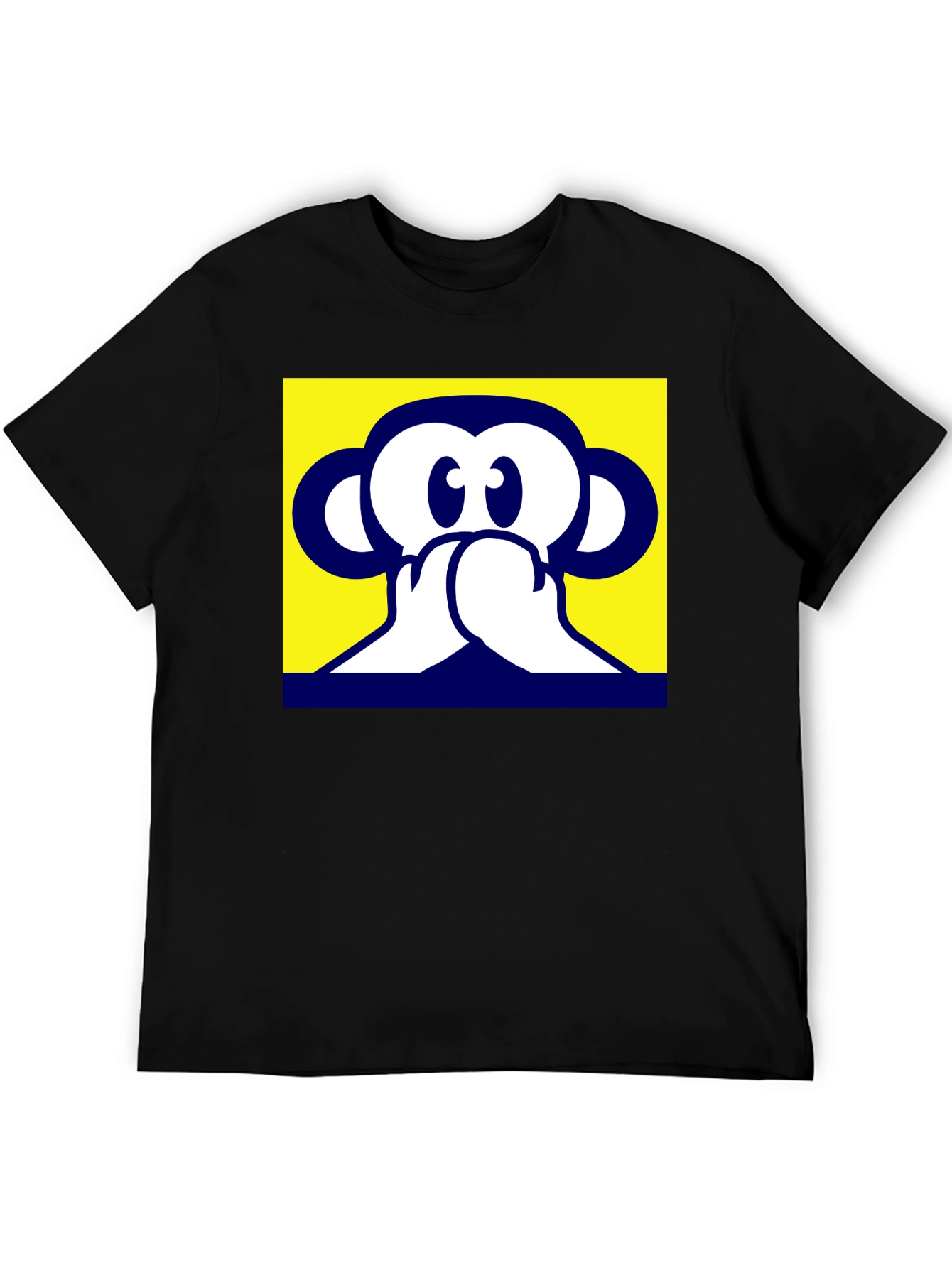 Hear No Evil Monkey Graphic T-Shirt