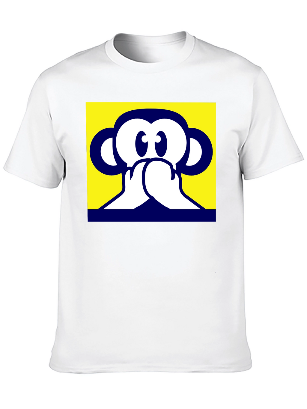 Hear No Evil Monkey Graphic T-Shirt