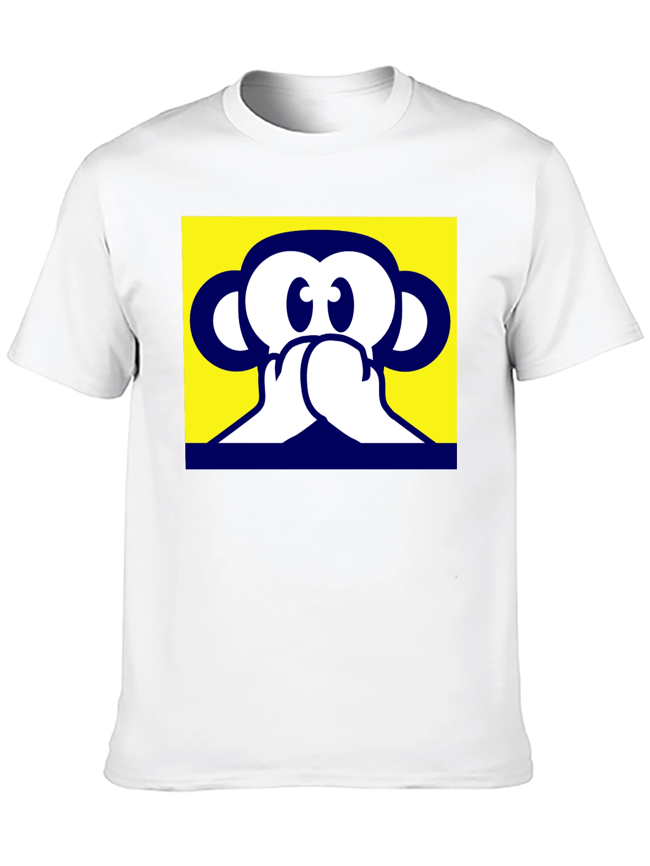 Hear No Evil Monkey Graphic T-Shirt