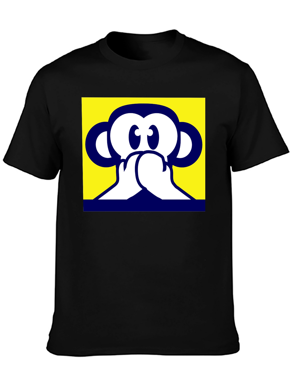 Hear No Evil Monkey Graphic T-Shirt