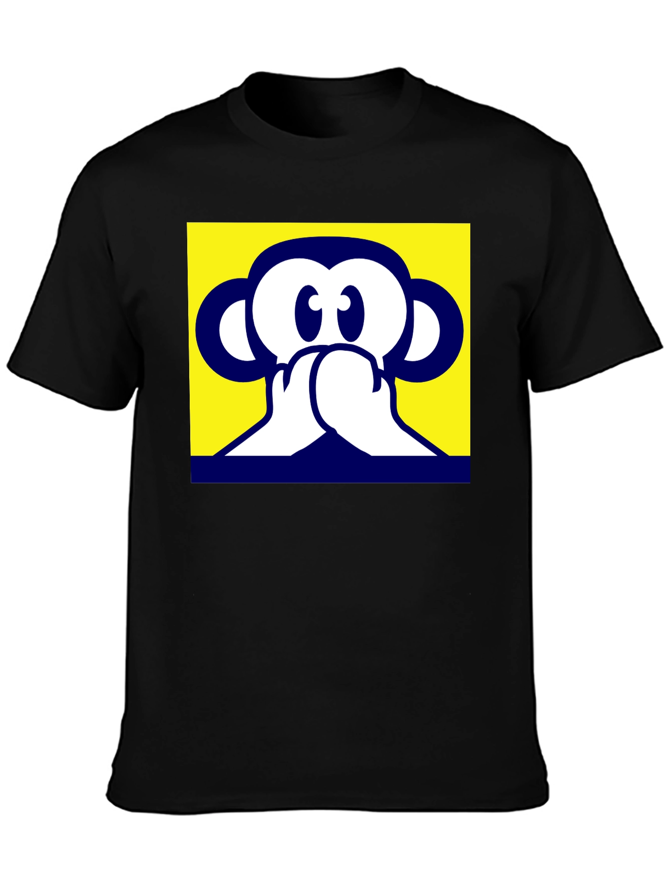 Hear No Evil Monkey Graphic T-Shirt