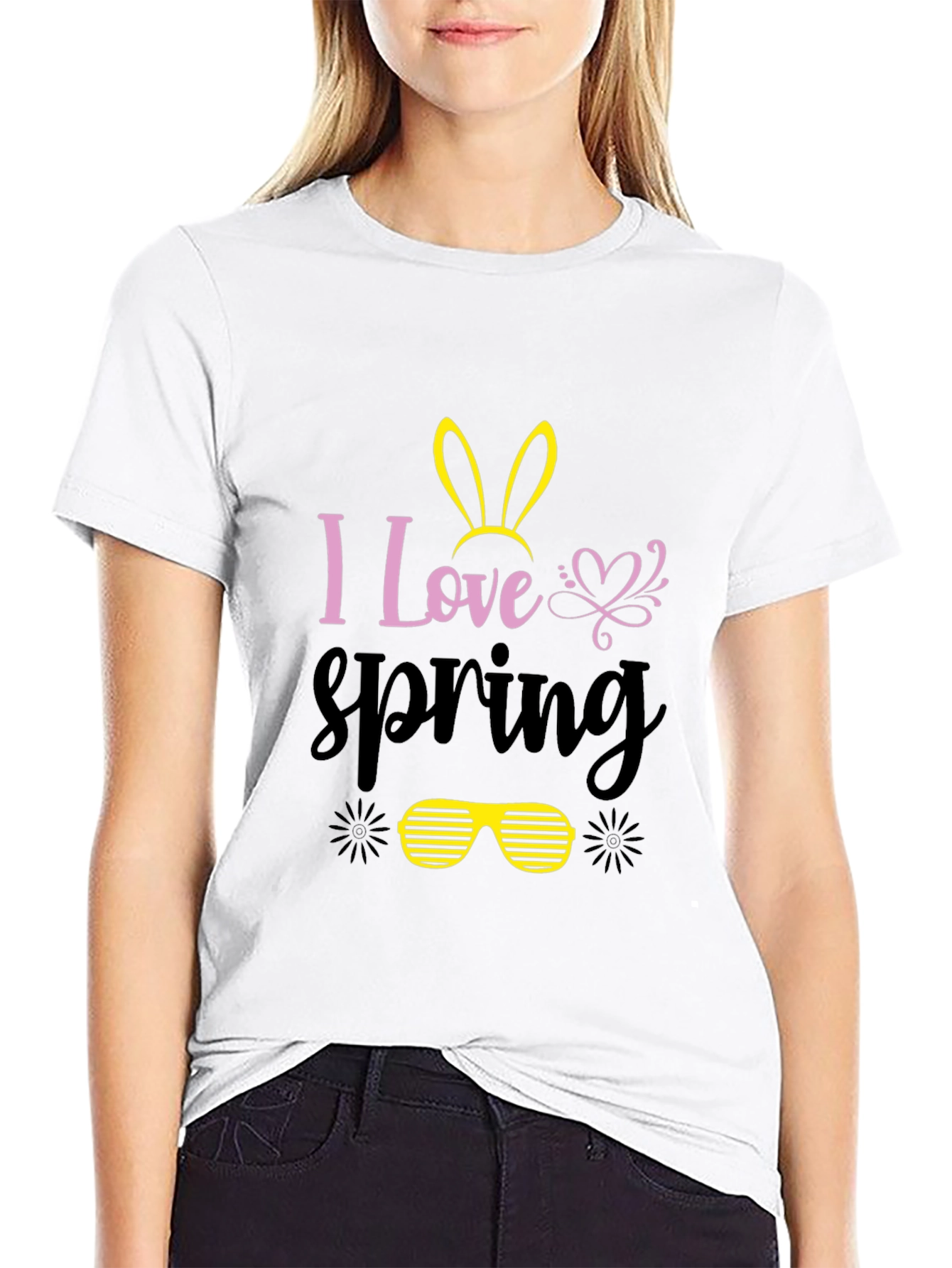I Love Spring Bunny T-Shirt