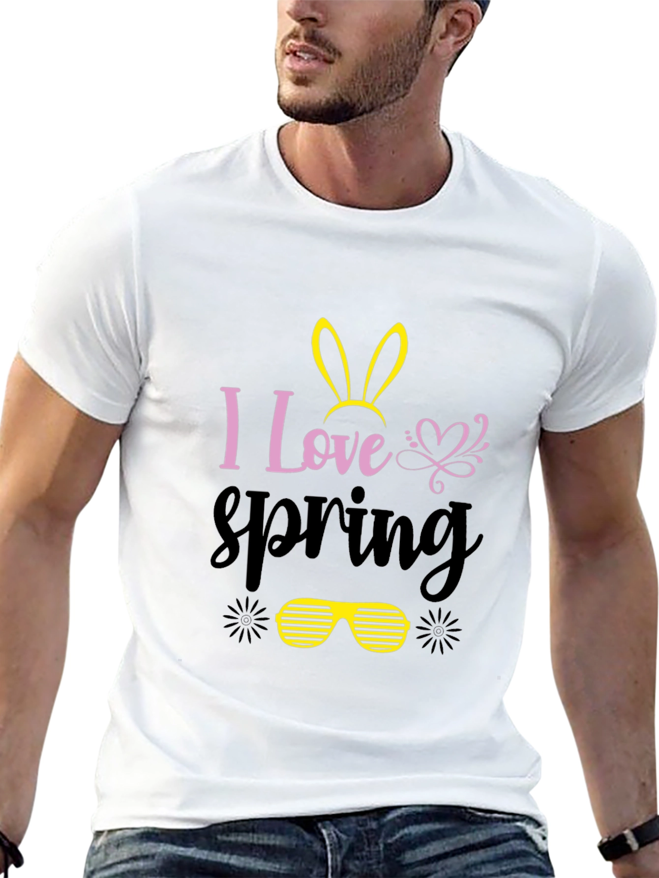 I Love Spring Bunny T-Shirt