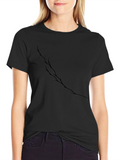 Mens Black T-Shirt with Branch Graphic