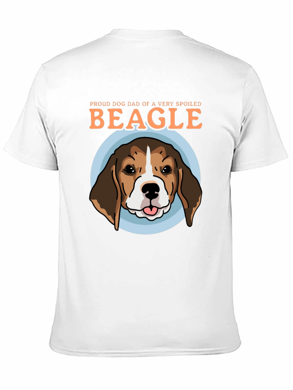 Proud Dog Dad Beagle Graphic T-Shirt