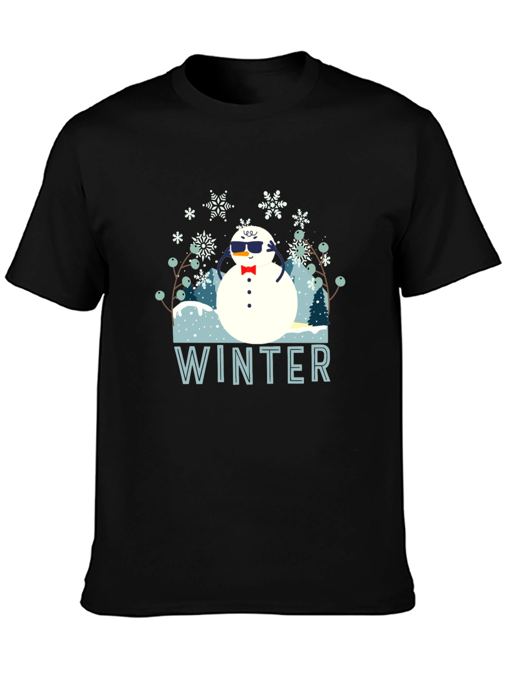 Cool Winter Snowman T-Shirt