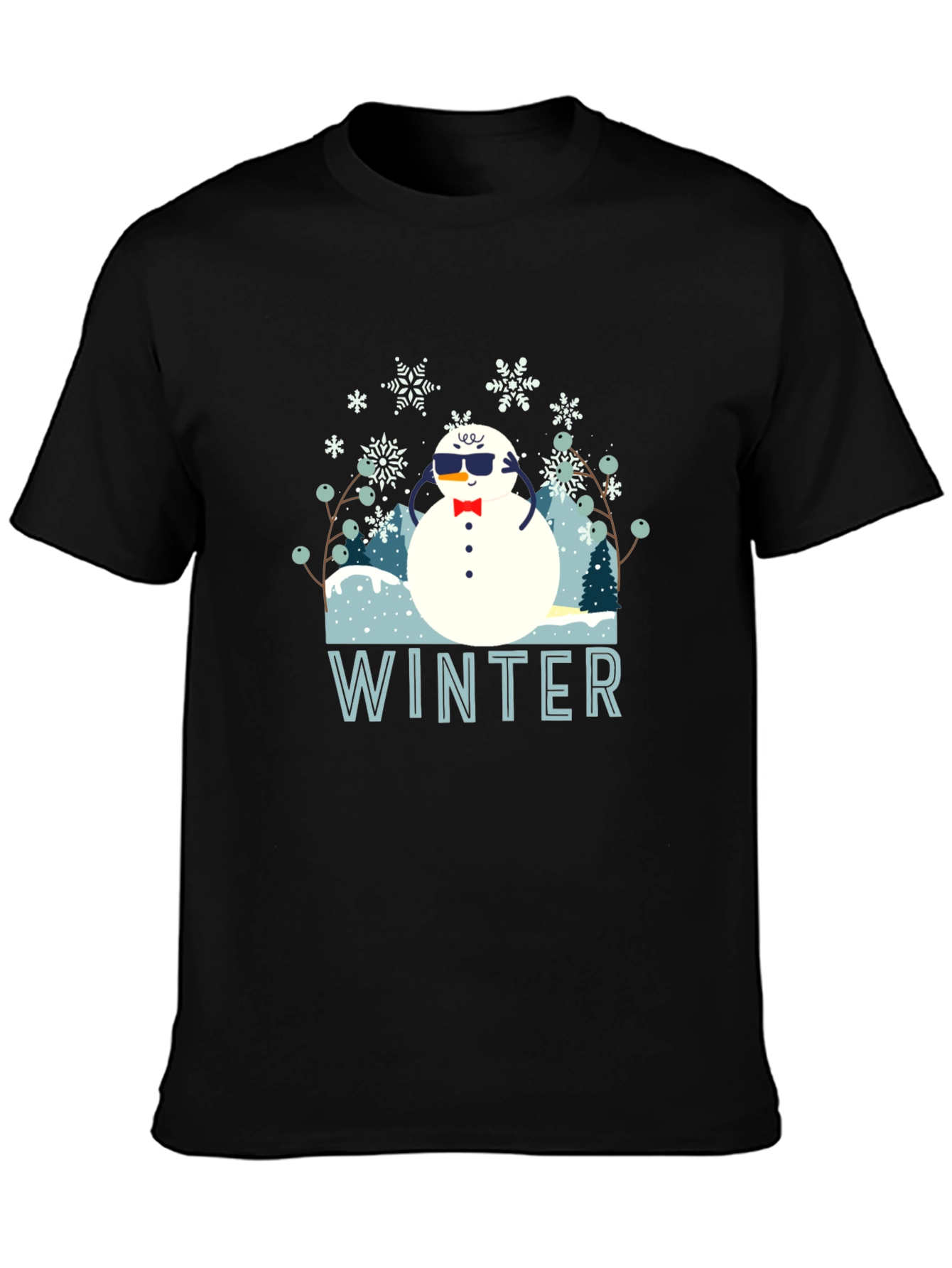 Cool Winter Snowman T-Shirt