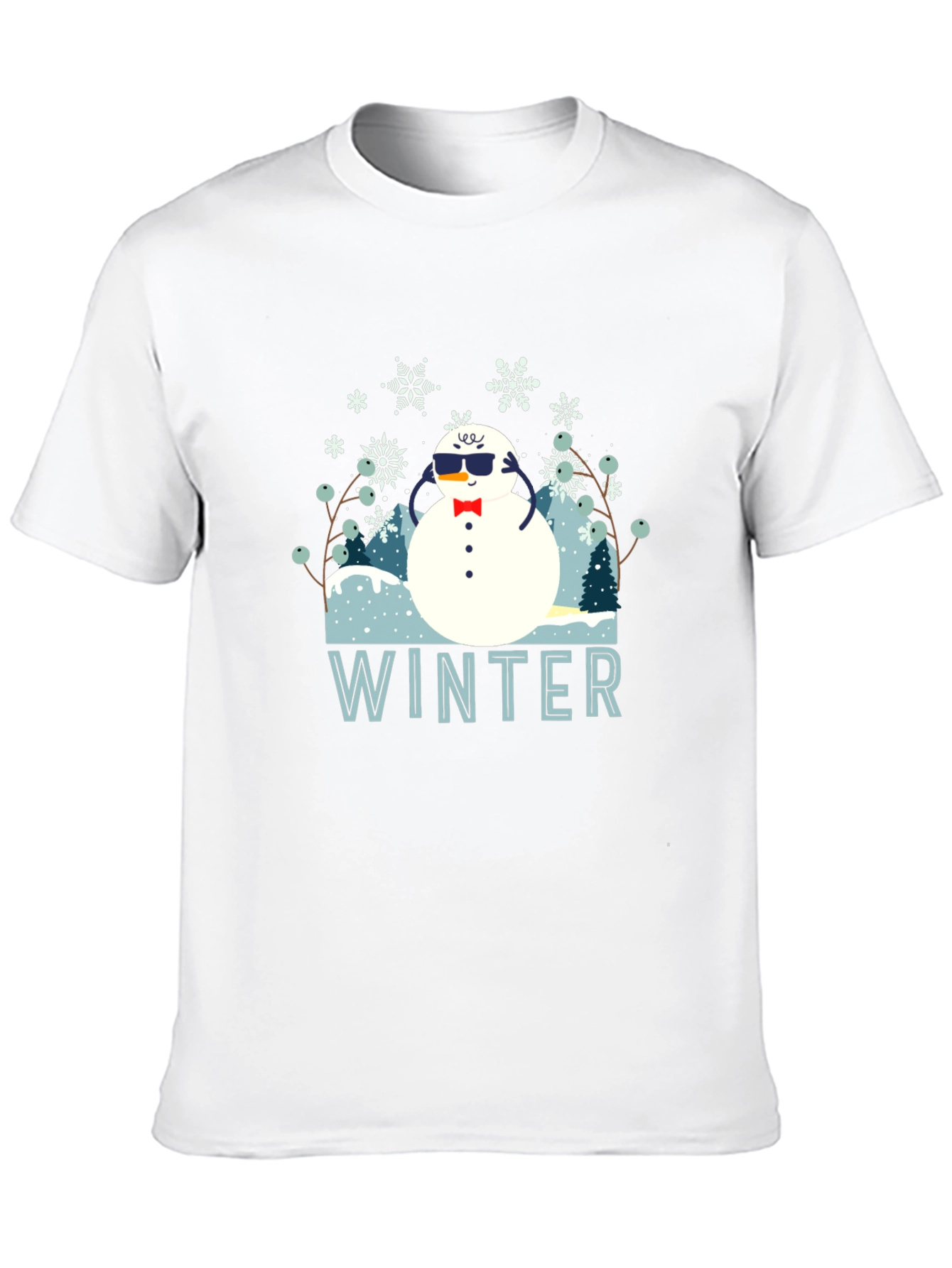 Cool Winter Snowman T-Shirt