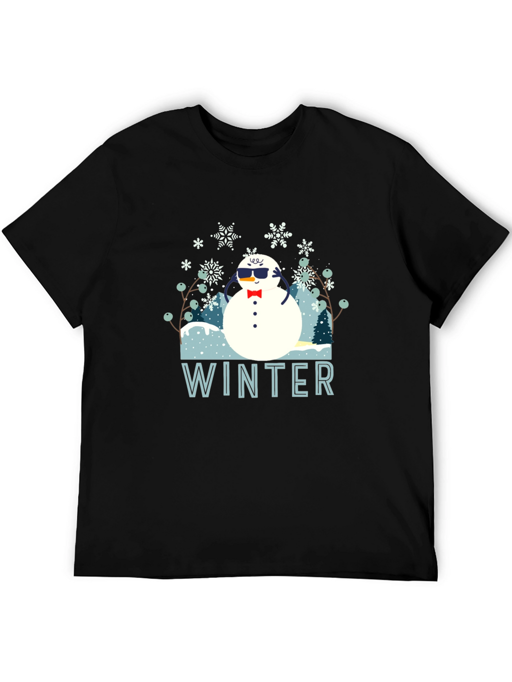 Cool Winter Snowman T-Shirt