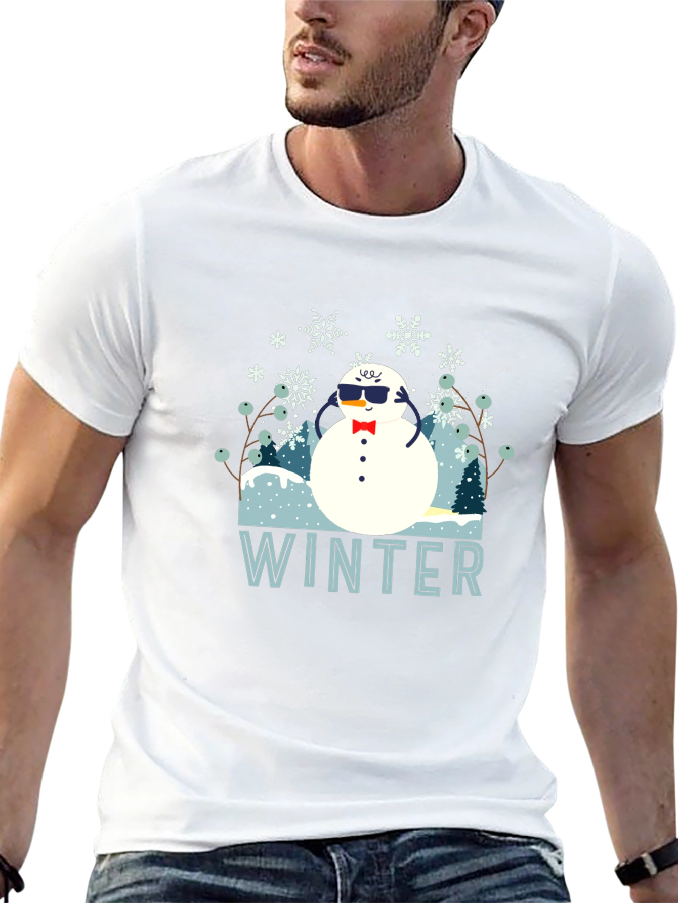 Cool Winter Snowman T-Shirt
