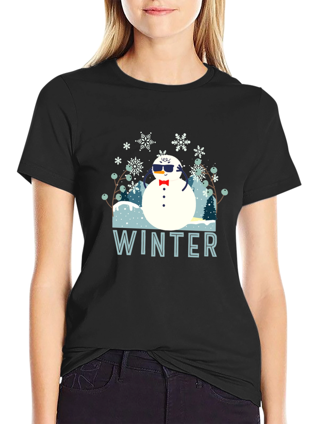 Cool Winter Snowman T-Shirt