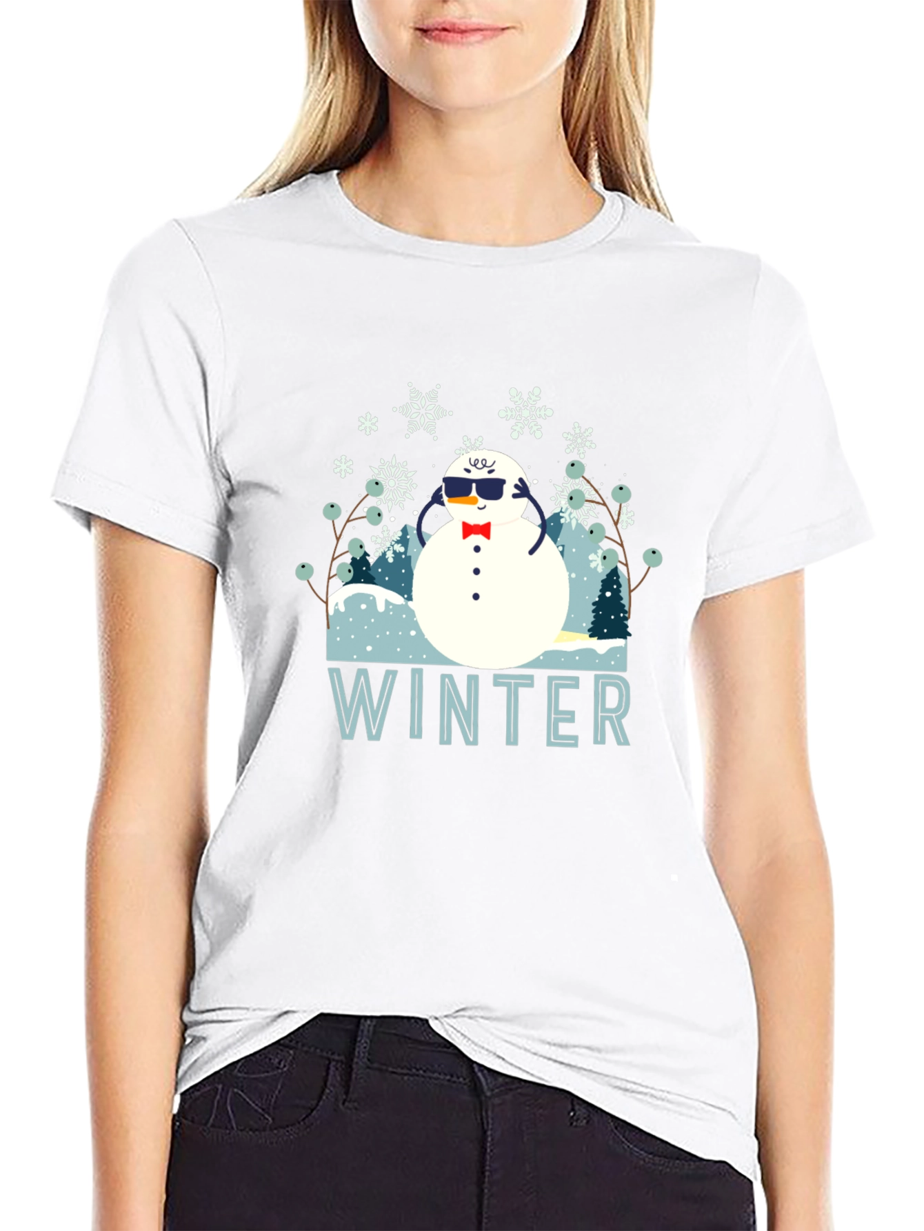 Cool Winter Snowman T-Shirt