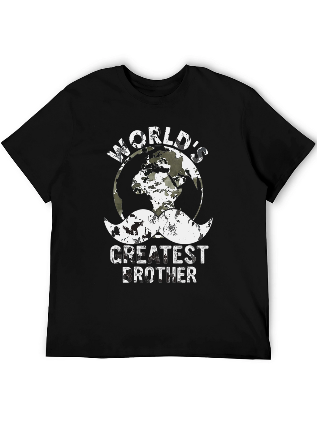 Worlds Greatest Brother Graphic Tee - Black