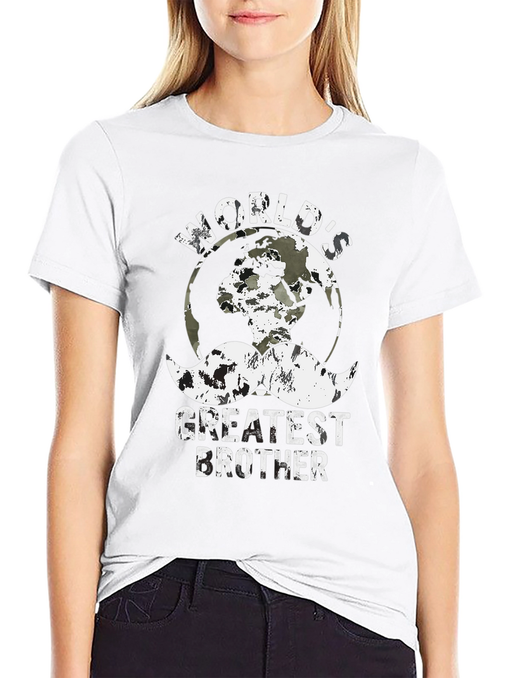 Worlds Greatest Brother Graphic Tee - Black