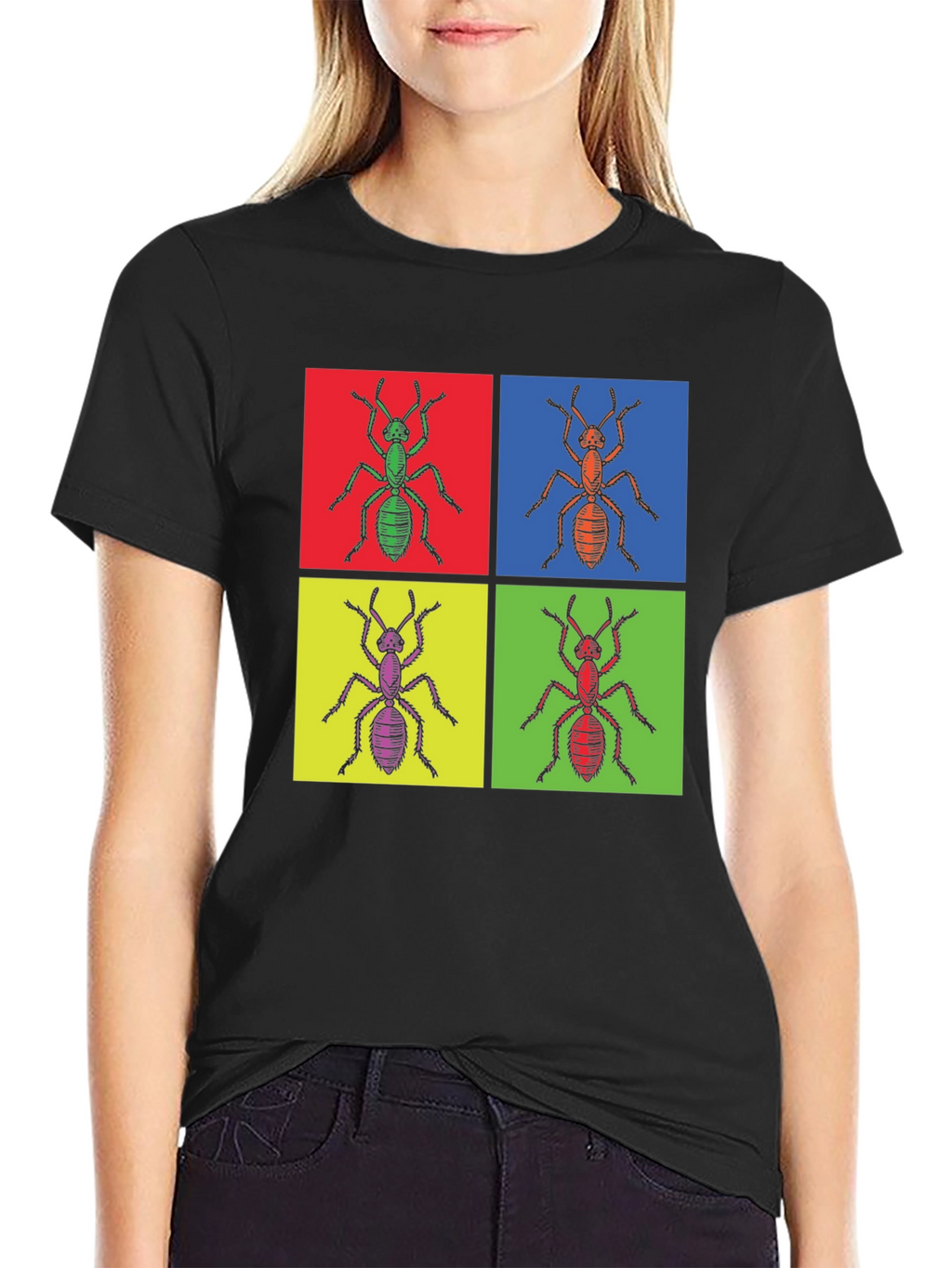 Pop Art Ant T-Shirt - Unique Graphic Tee