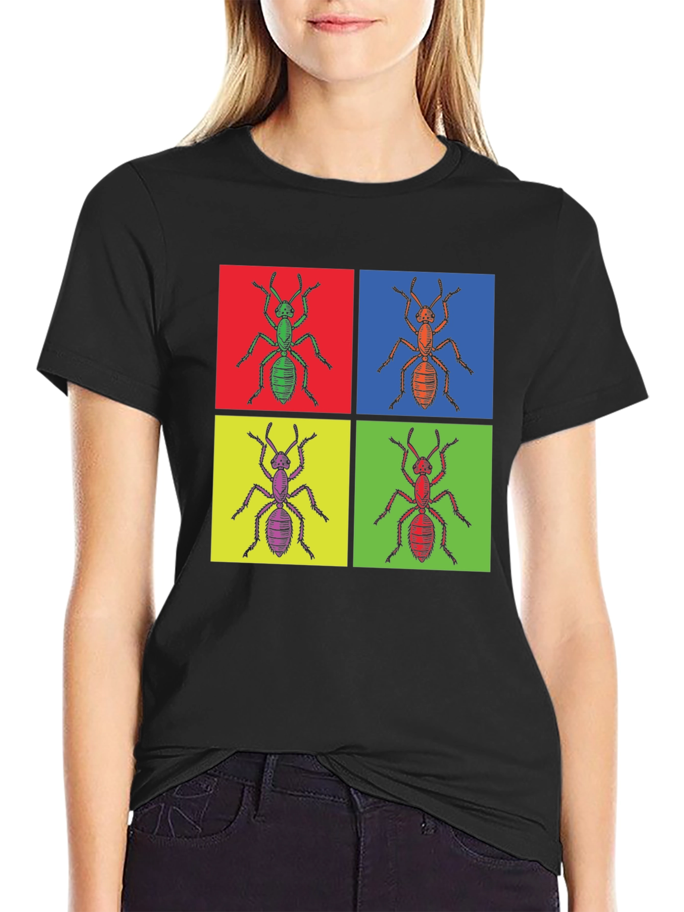 Pop Art Ant T-Shirt - Unique Graphic Tee