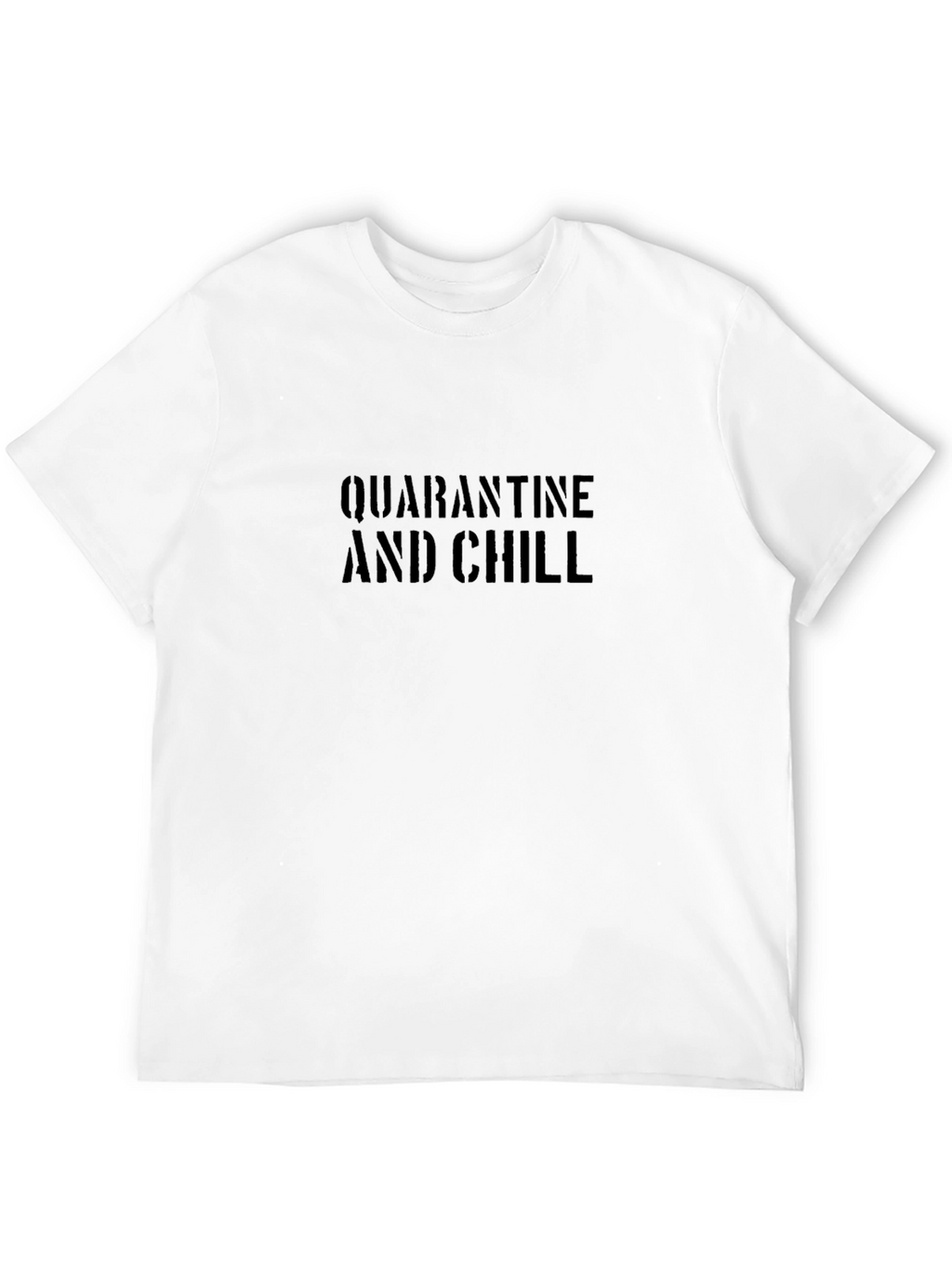 Quarantine and Chill Graphic Tee - Black