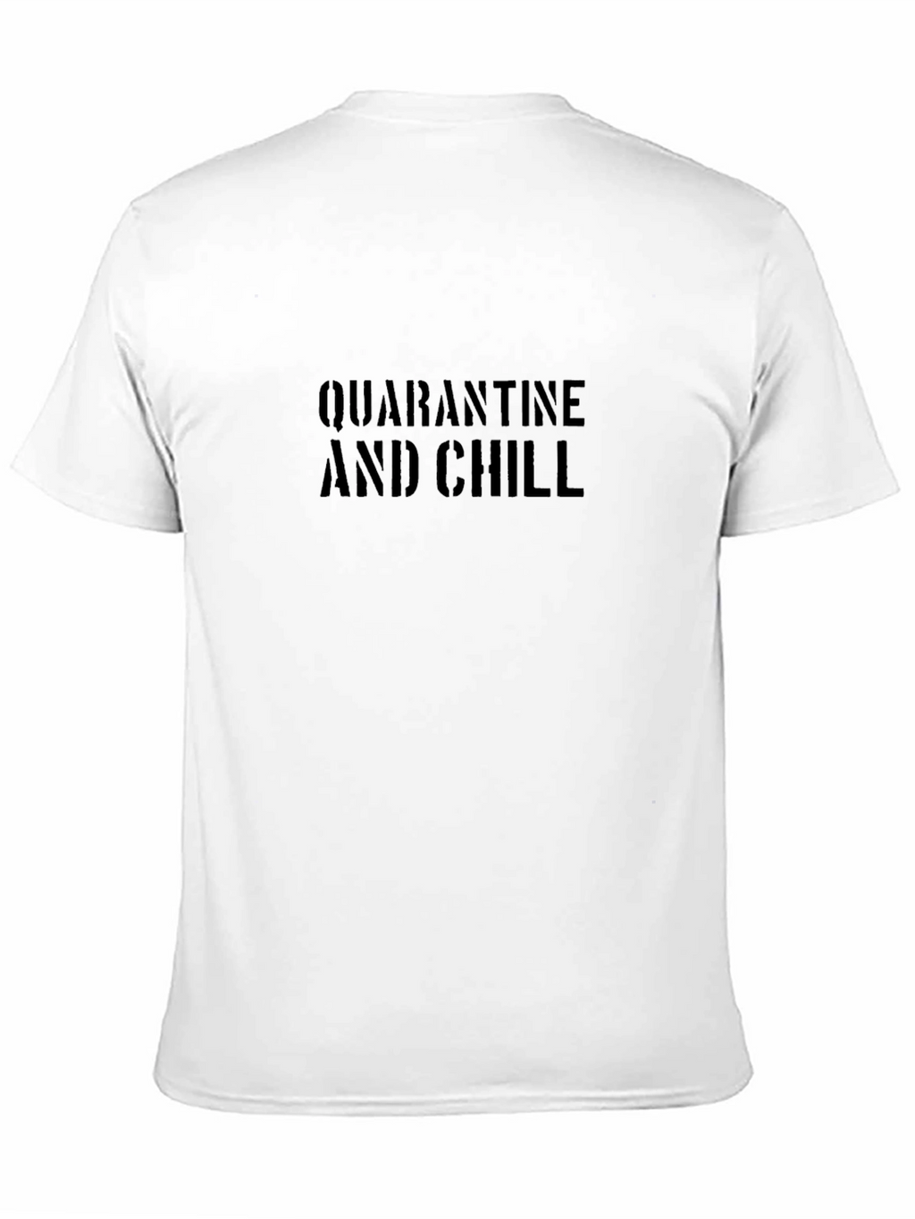 Quarantine and Chill Graphic Tee - Black