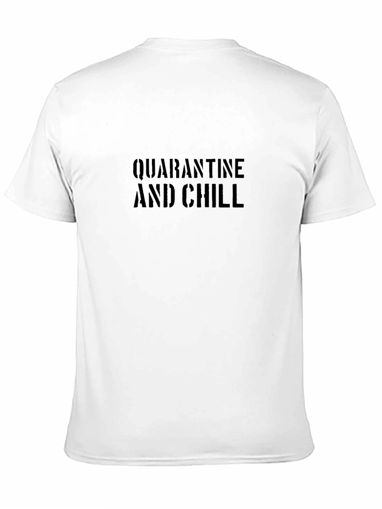 Quarantine and Chill Graphic Tee - Black