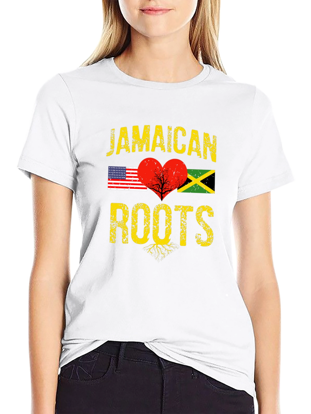 Jamaican Roots T-Shirt Black