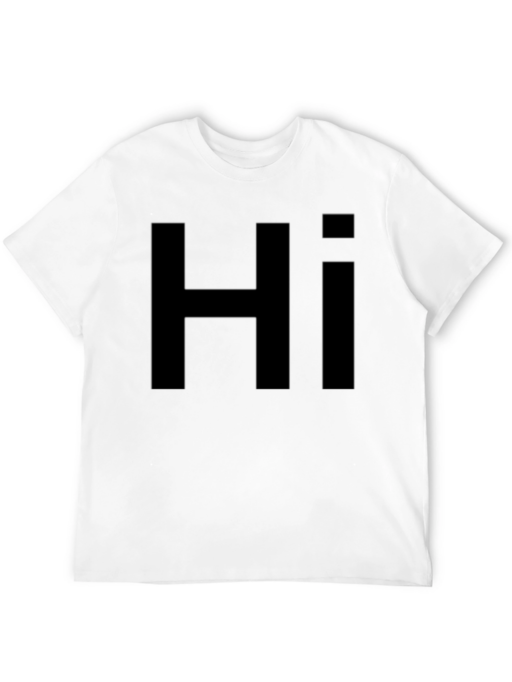 Black Hi Graphic T-Shirt - Casual Style
