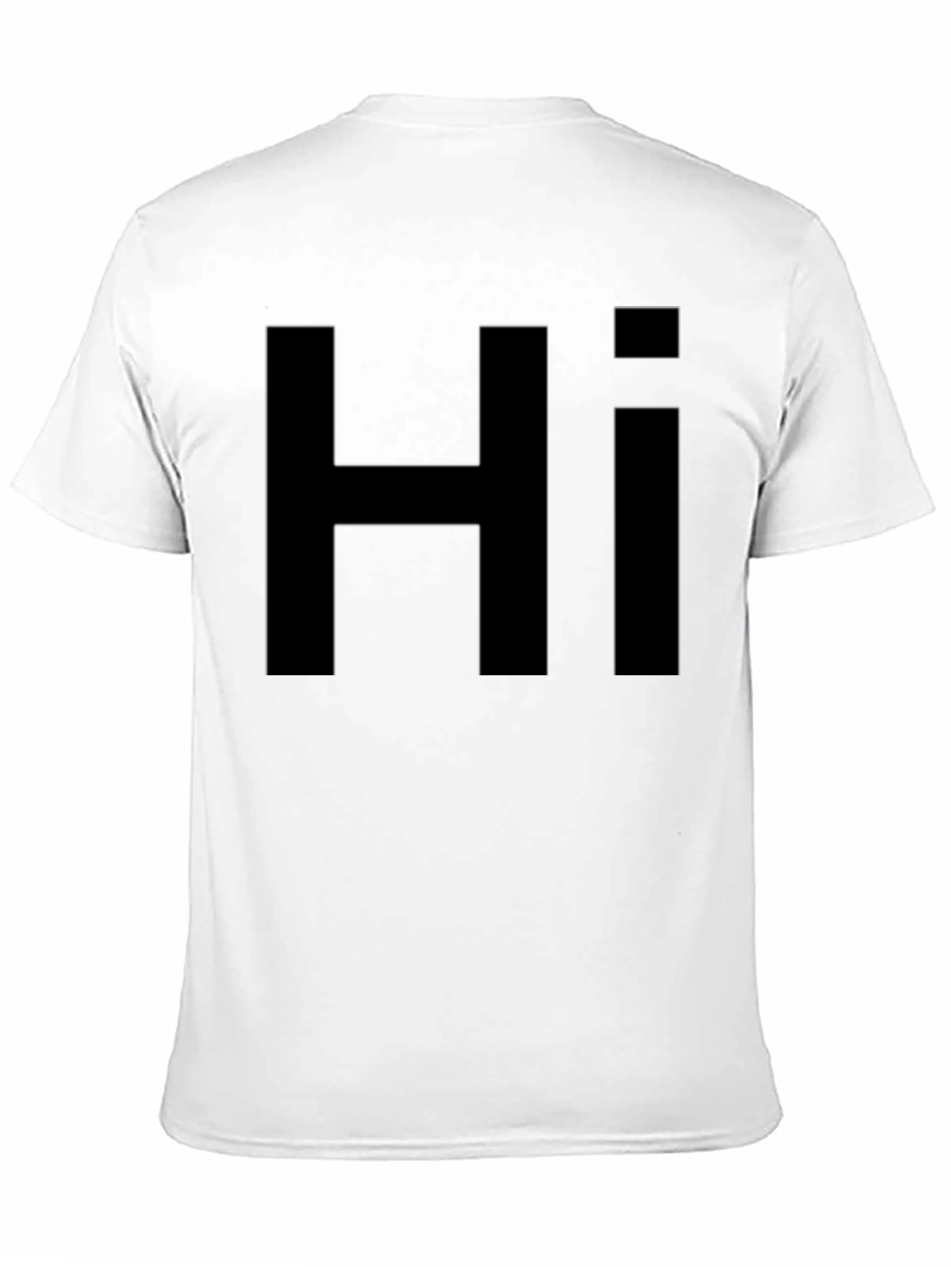 Black Hi Graphic T-Shirt - Casual Style