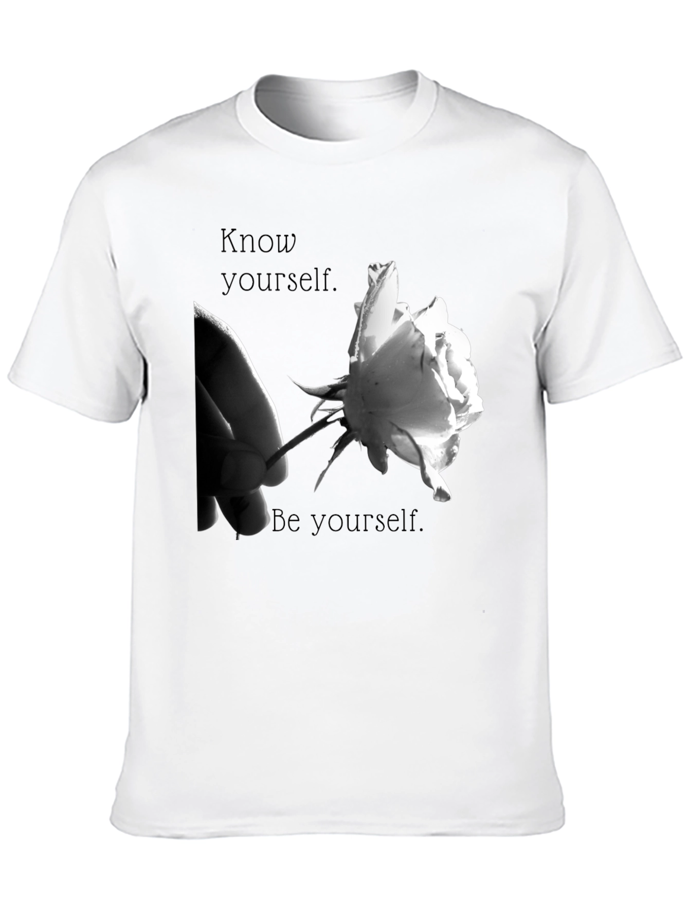 Know Yourself Graphic T-Shirt - Black