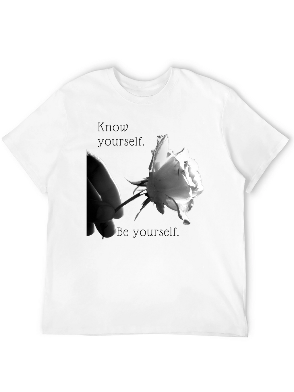 Know Yourself Graphic T-Shirt - Black